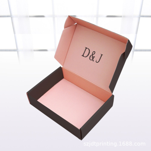 Custom Pink Color Corrugated Shipping Mailer Box