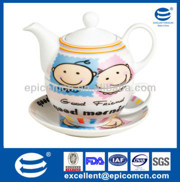 porcelain tea set for one person BC8010