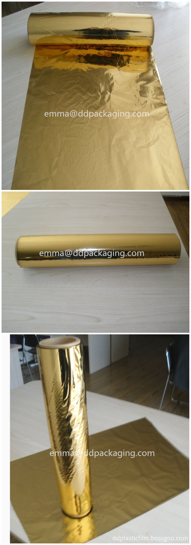 Gold lamination film