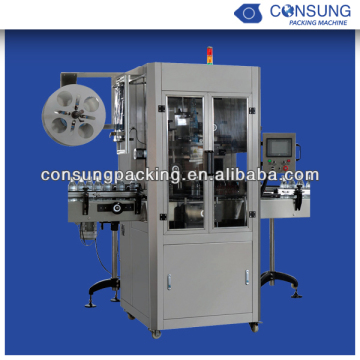 Automatic shrink label inserting machine