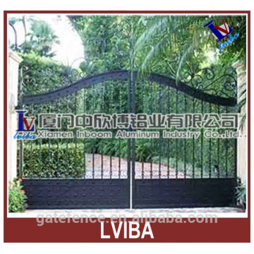 2014 antique wrought iron driveway gate