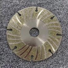 Electroplated diamond marble cutting disc