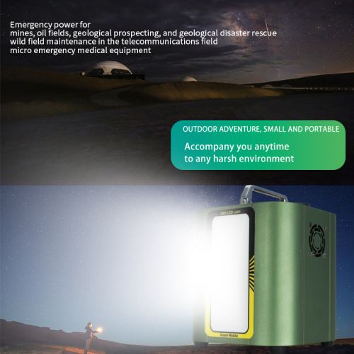 Generator Solar Station Power Portable dengan Gelombang Sinus Murni Outlet AC QC3.0 &amp; USB-C untuk kamp outdoor