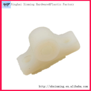 Rubber bushing and plastic bushing