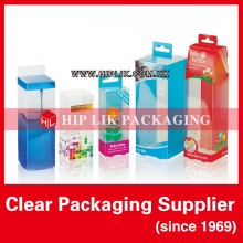 Eco-friendly Clear Plastic baby pacifier packaging box