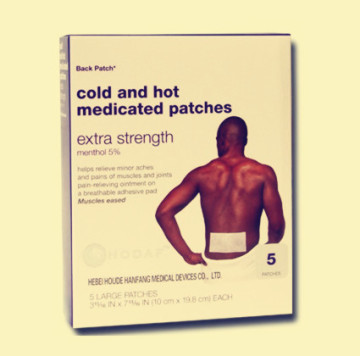 cold and hot medicated patch