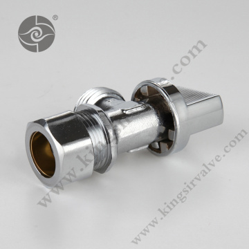 Chrome plated angle valve