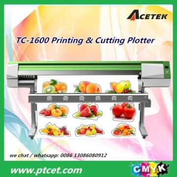 Acetek digital inkjet printer machine with DX-5 eco-solvent print head