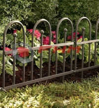 Wrought Iron Decorative Metal Lawn Edging Fence