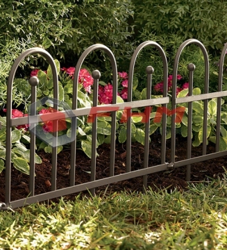 Wrought Iron Decorative Metal Lawn Edging Fence