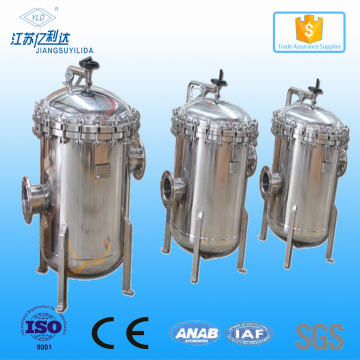 Liquid Sediment Pre Filtration Stainless Steel Vessel Bag Filter