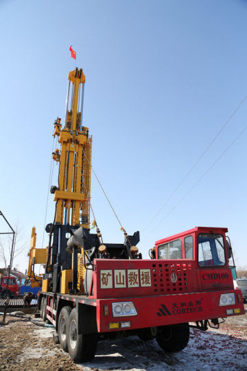 Water Well / Shallow Gas Drilling Rigs , Diamond Drilling Equipment Cmd100