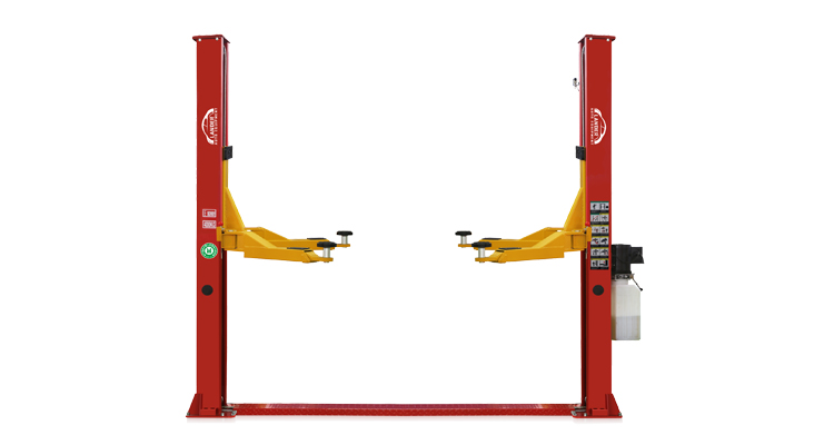 4Ton Double Side Lock Release Two Post Base Plate Car Lift Manufacturer