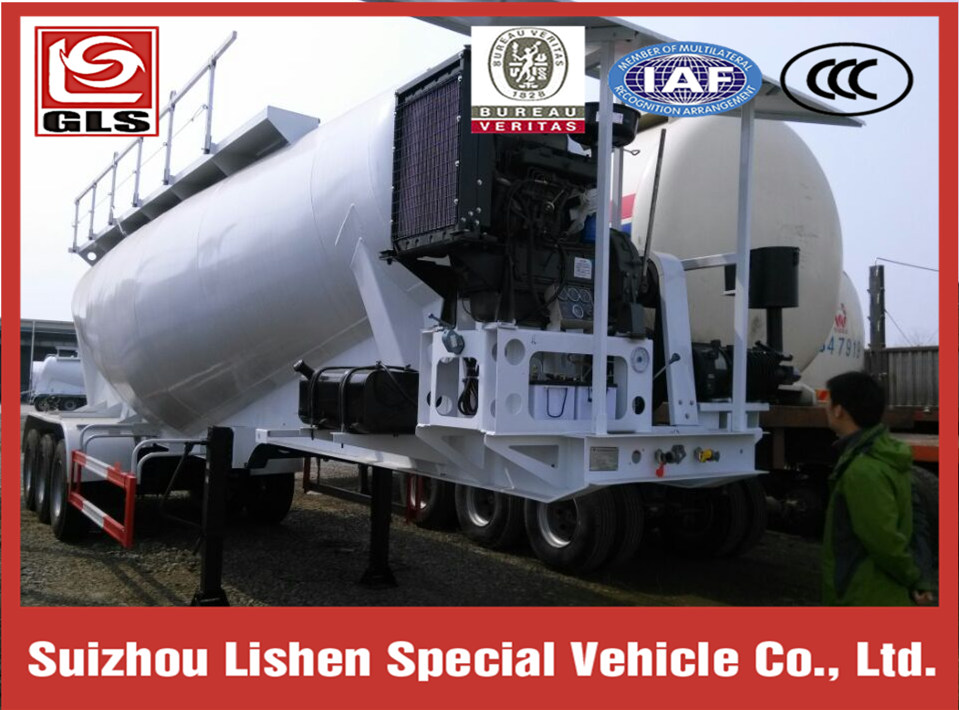 Bulk Cement Tank Semi Trailer,Bulk Powder Truck Trailer for Sale