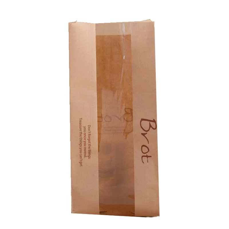 Promotion Kraft Paper Packing Bags/French Baguette Bakery Bread Sandwich Bag