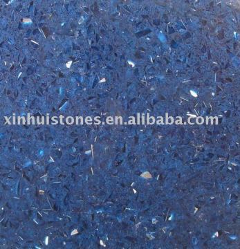 blue quartz stone(silver star blue quartz)