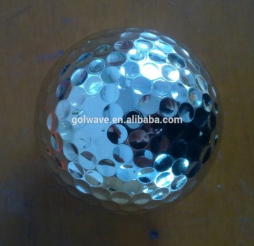 2layer high quality vaccum film coated golf balls,colored golf ball,golden golf balls