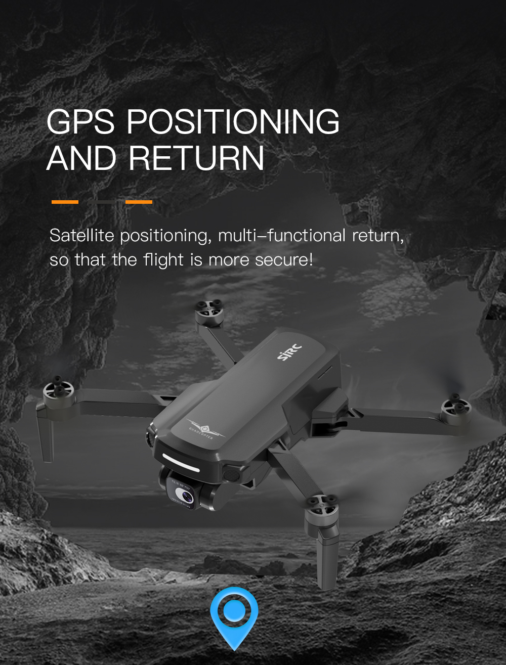 New Arrival SJRC F5S PRO+PRO Plus Drone With 30min flying time and 3.5km FPV Distance