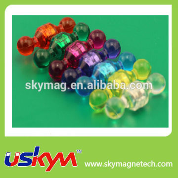 magnetic pins/transparent magnetic pin