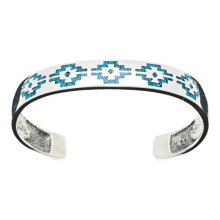 Elegant faux bijoux women silver bangle hot sale