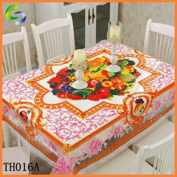 China lace plastic tablecloth