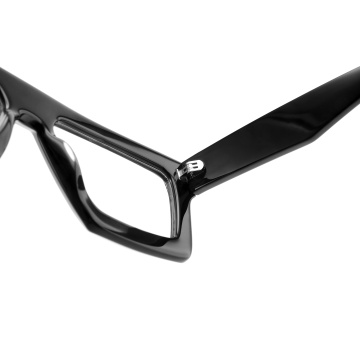 Blue Shaped Acetate Eyeglass Frames Shaped Acetate Optical Frame Supplier