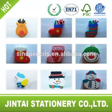 School Supply Christmas 2D Eraser