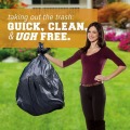 Customized Black Trash Bag