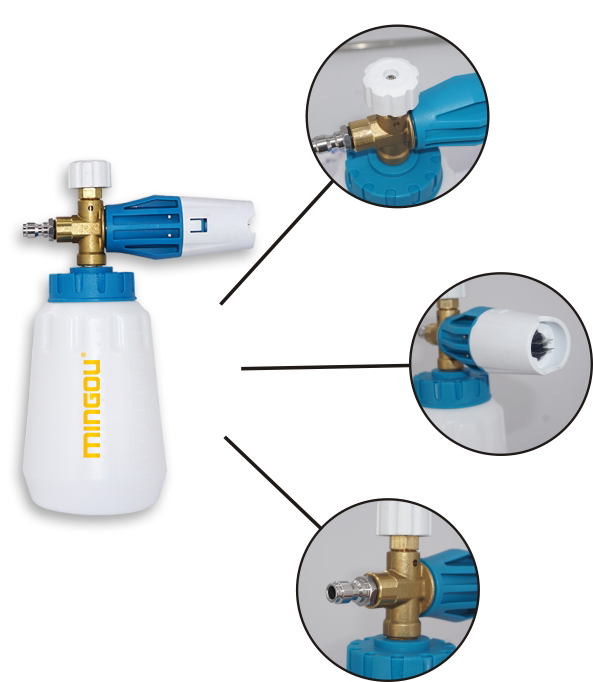 M22 connector/1L Snow foam lance