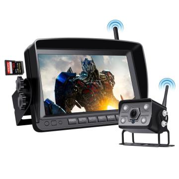 AHD 1080P Wireless Truck Reversing Camera Rear View Backup Camera with 7'' Monitor