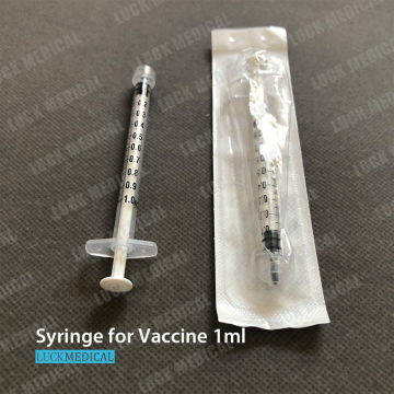 Vaccine Syringe Without Needle Luer Lock