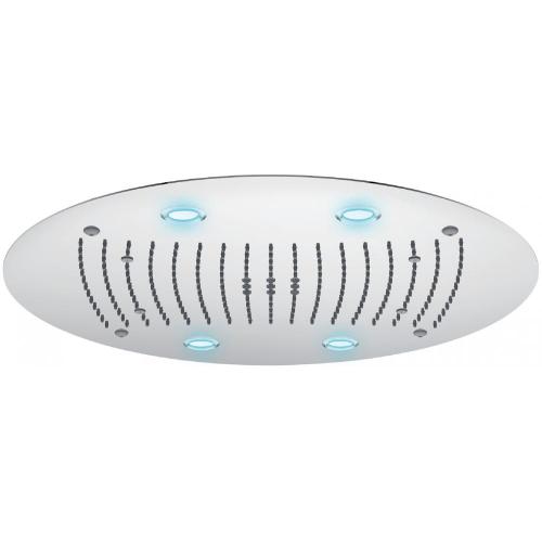 Pommeau de douche LED rond au plafond