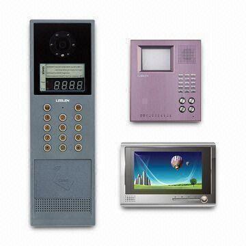 Video Intercom System with Video Indoor Phone, Supports Twice Confirmation Function