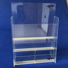 High Quality Acrylic Wall-Mounted Document Organizer Rack for Office