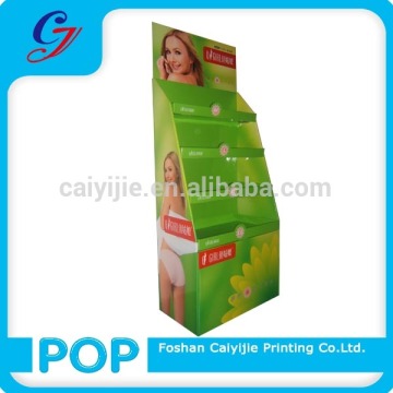 girl beauty product hair product display rack stand