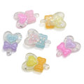 Yiwu Factory  Resin Heart Shape Lollipop Tiny Glitter Magic Stick for Girls Jewelry Making Accessory