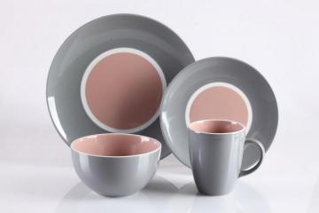 16 Pieces Stoneware Place Setting Dinnerware Set