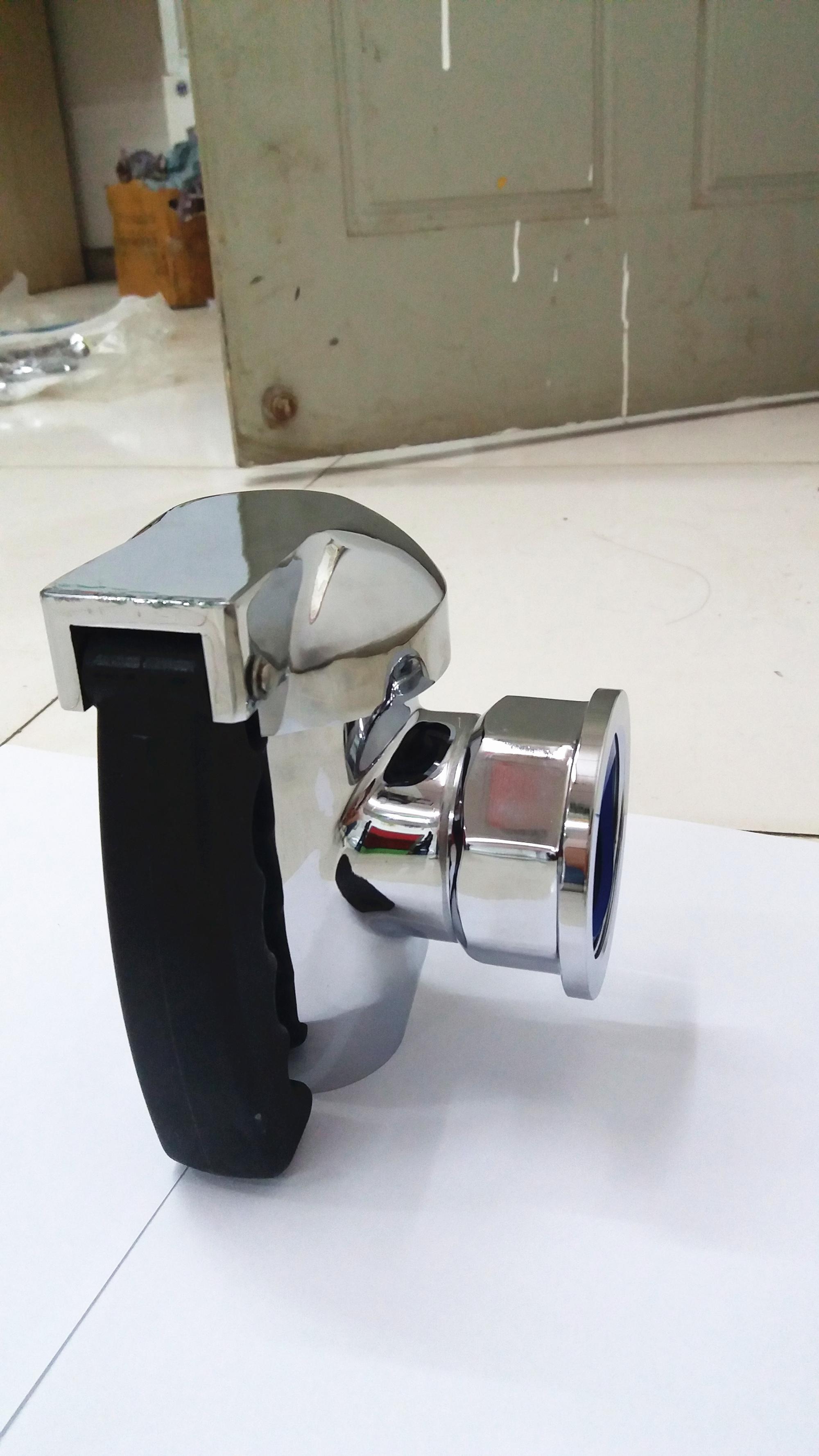 Fully Jacketed Stationary Kettle Plug type food product draw-off valve of standard 2" diameter