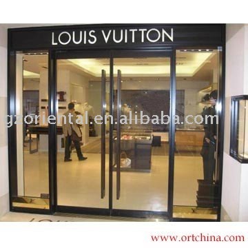 shop door store door floor spring door