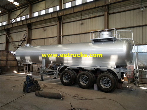 24000L 25ton ثاني أكسيد الكبريت ناقلات مقطورة