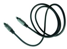 1.0mm Pmma Optical Toslink Cable  , Black Optical Fiber Connectors