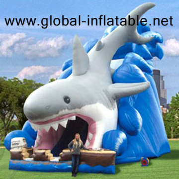 inflatable shark slides-www.global-inflatable.net
