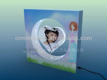 Magnetic floating photo frame display,acrylic photo frame,acrylic frame,picture frame