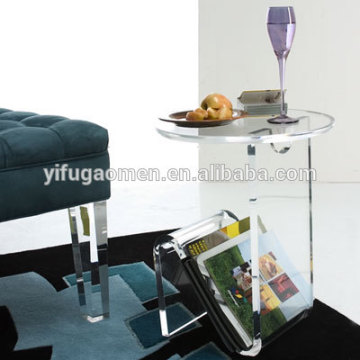 Acrylic end table