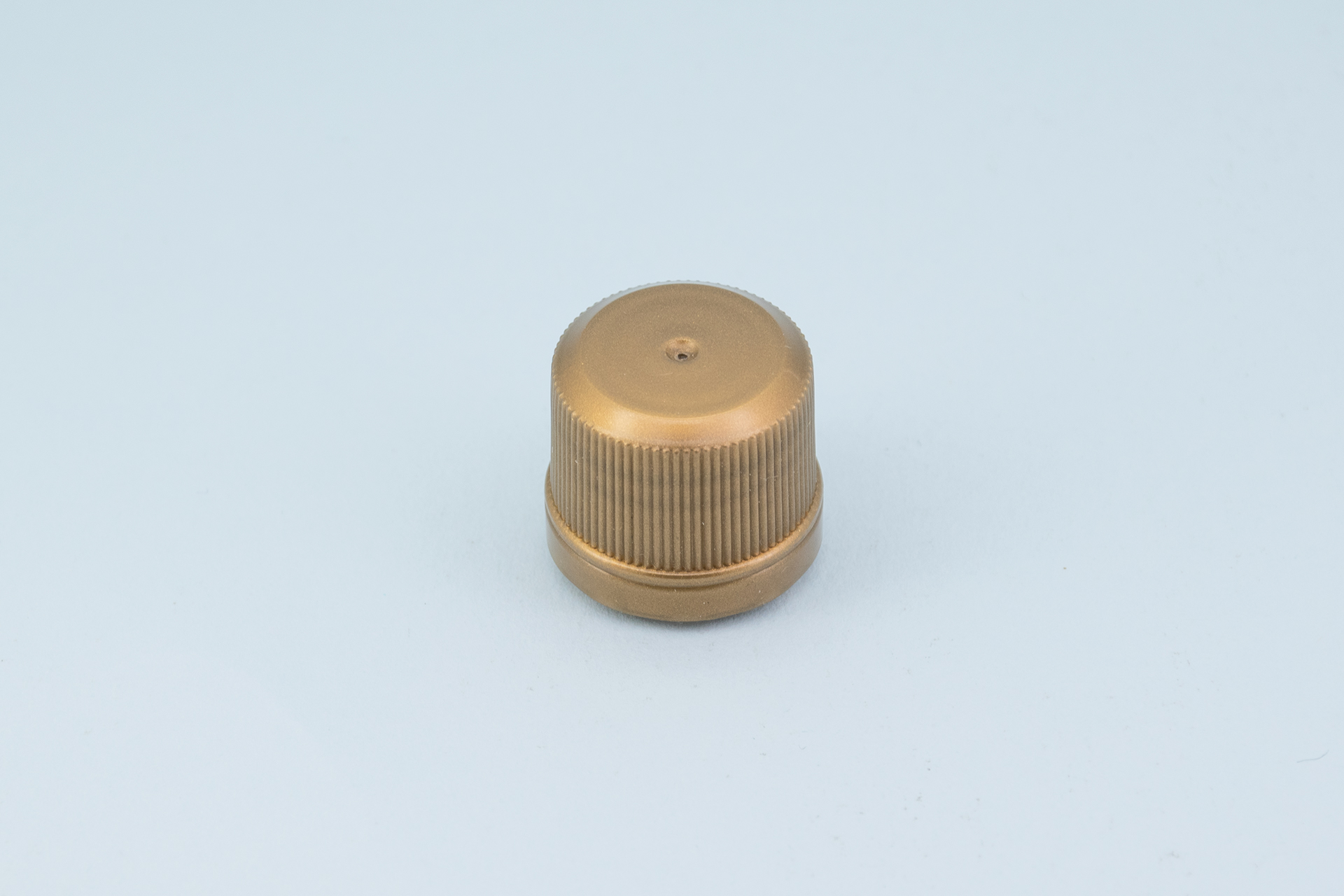 Capac cu șurub cu nervuri personalizat 18/415 ambră maro Custom 18/415 Amber Brown Tamper-Proof Ribbed Screw Cap