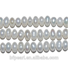 3-4mm White Potato Shaped Loose Seed Pearl Strand