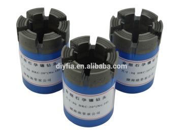 AQ BQ NQ HQ PQ diamond core drill bits for hard rock