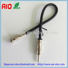 Car antenna jack connector for digital car tv antenna and car radio antenna