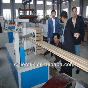 ce certification greenerwood pvc wpc lesco profile machine