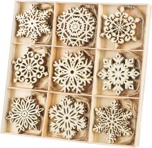 DIY Christmas Tree Ornaments Wood Fretwork Wooden Crafts